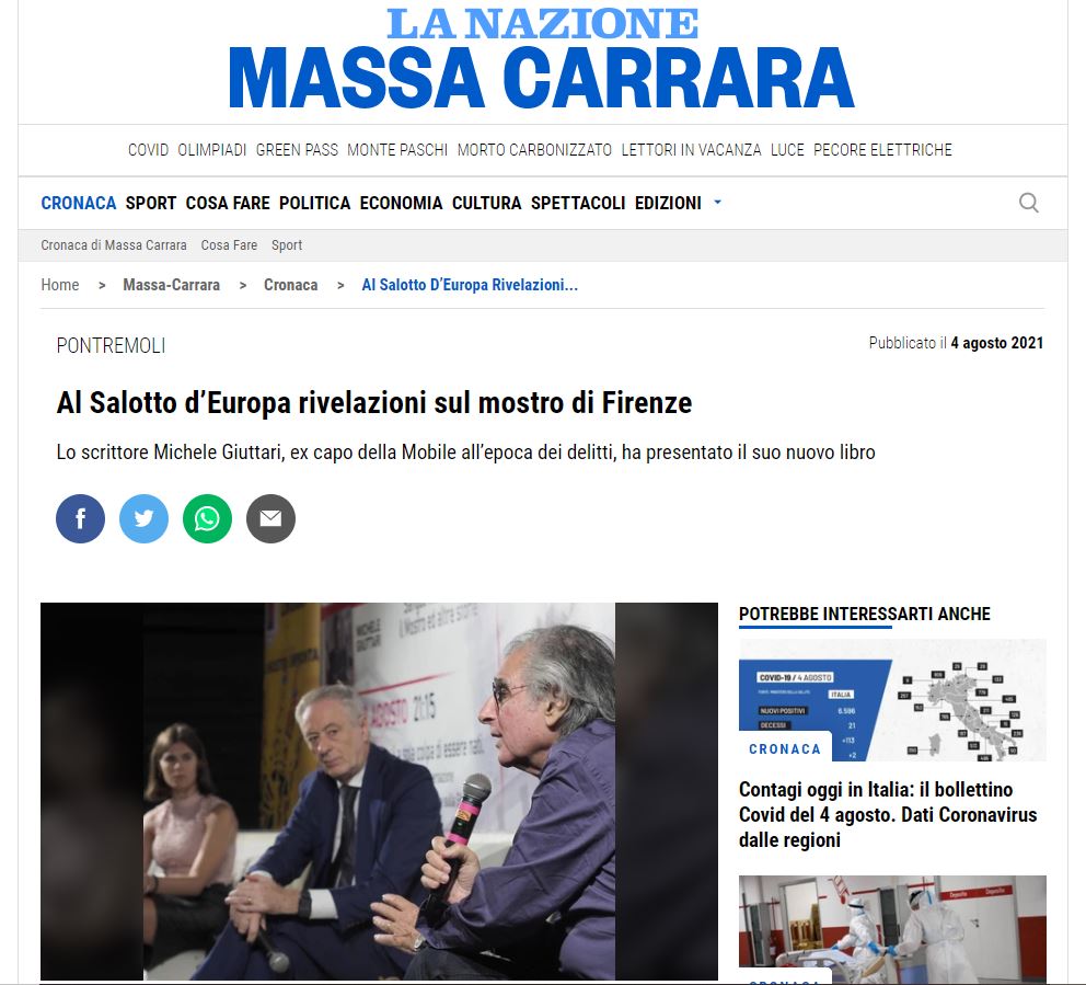 5 La nazione Massa Carrara Al Salotto dEuropa