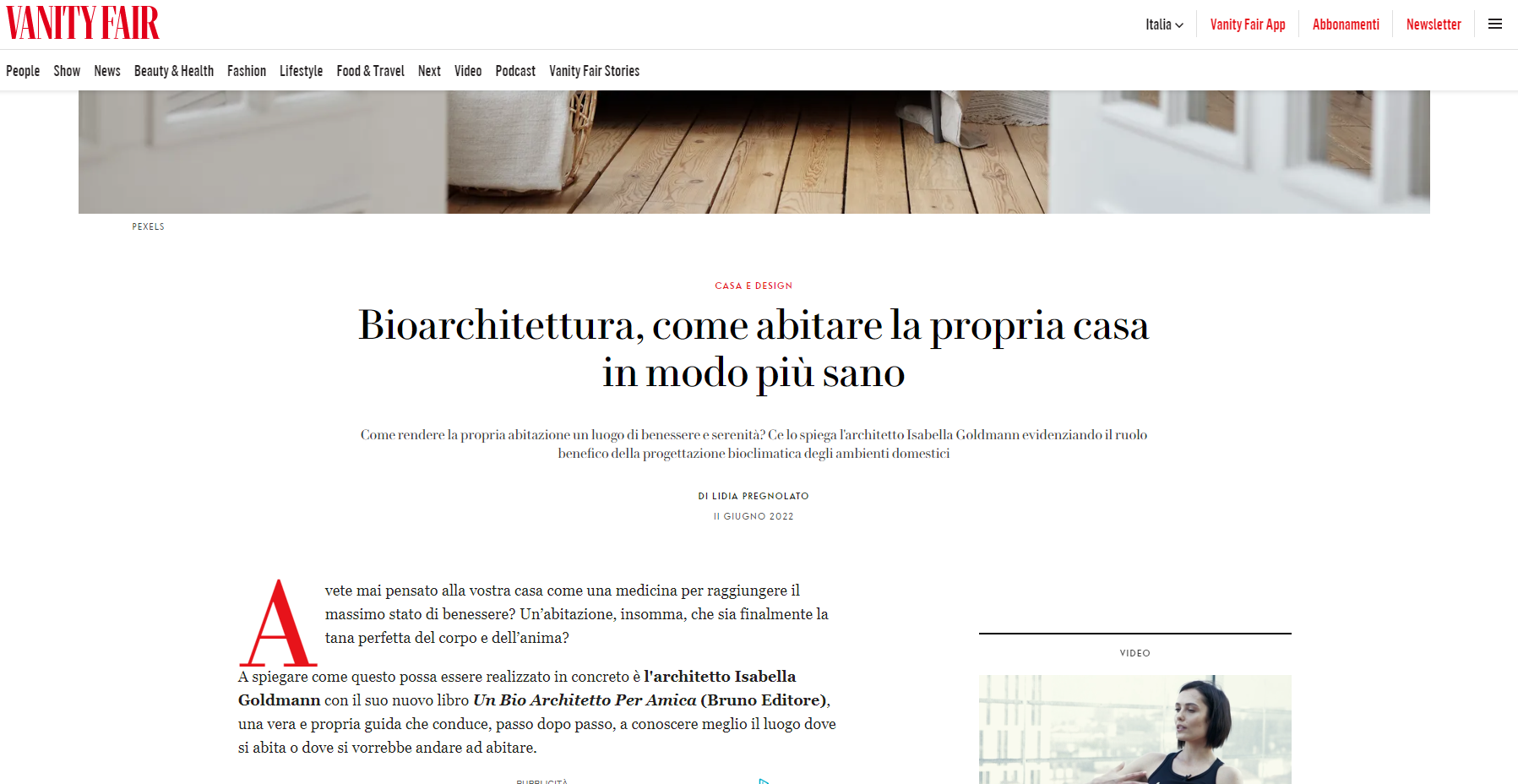 Vanityfair Bioarchitettura
