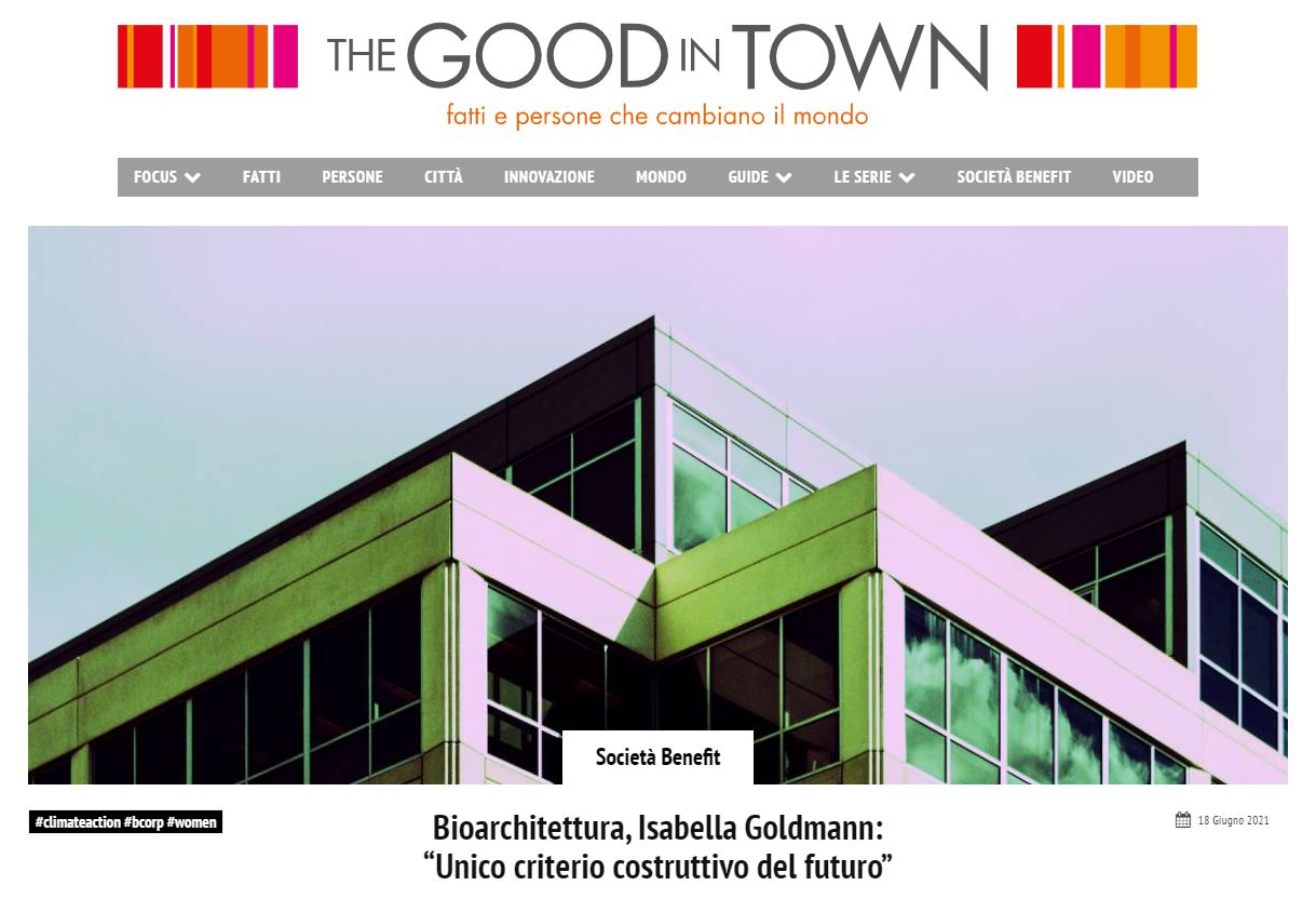 the good in town bioarchitettura isabella goldmann intervista 2021 06 18